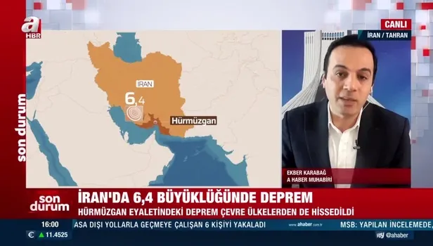 SON DAKİKA! İran'da şiddetli deprem!