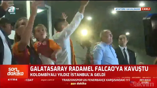 Son dakika: Galatasaray'ın yeni transferi Falcao İstanbul'da! - 17