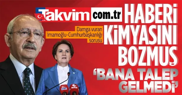 SON DAKİKA: Takvim.com.tr’nin kulis haberi gerçekleşti! Kılıçdaroğlu-Akşener görüştü gerginlikleri yüzüne yansıdı
