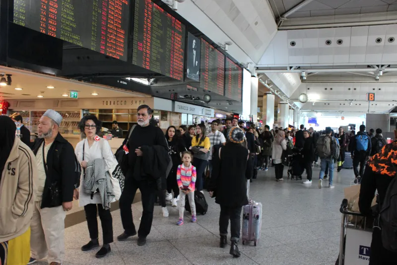 Atatürk Havalimanı'nda yoğunluk - 4