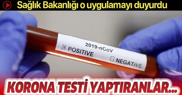 Sağlık Bakanlığından son dakika koronavirüs testi açıklaması: Sonuçlar e-Nabız’da