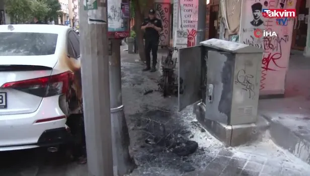 Kadıköy’de 2 farklı noktada kundaklama yapan şüpheli yakalandı