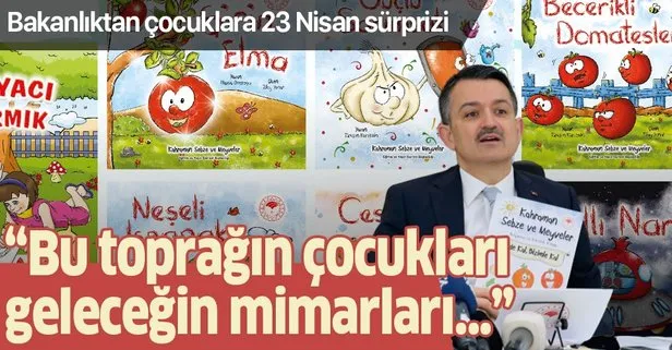 Tarim Ve Orman Bakanligi Ndan Cocuklara 23 Nisan Surprizi Kahraman Sebze Ve Meyve Boyama Ve Oyku Kitaplari Dijital Ortamda Takvim