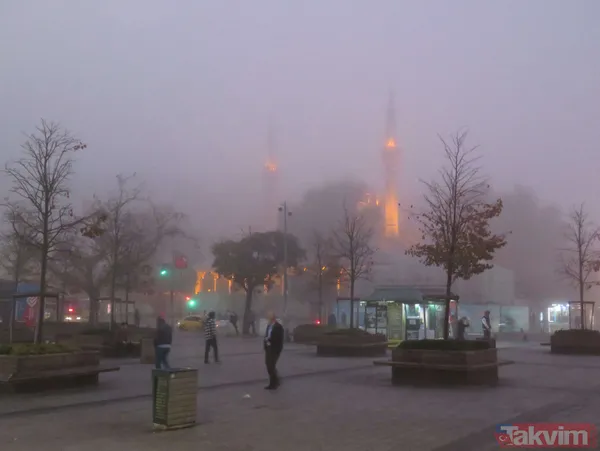 SON DAKİKA: İstanbul sis durumu! Megakent sis altında kayboldu - 31