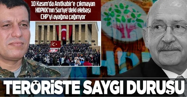 HDPKK Anıtkabir’e bile gitmiyor terörist elebaşı CHP’yi ayağına çağırıyor!