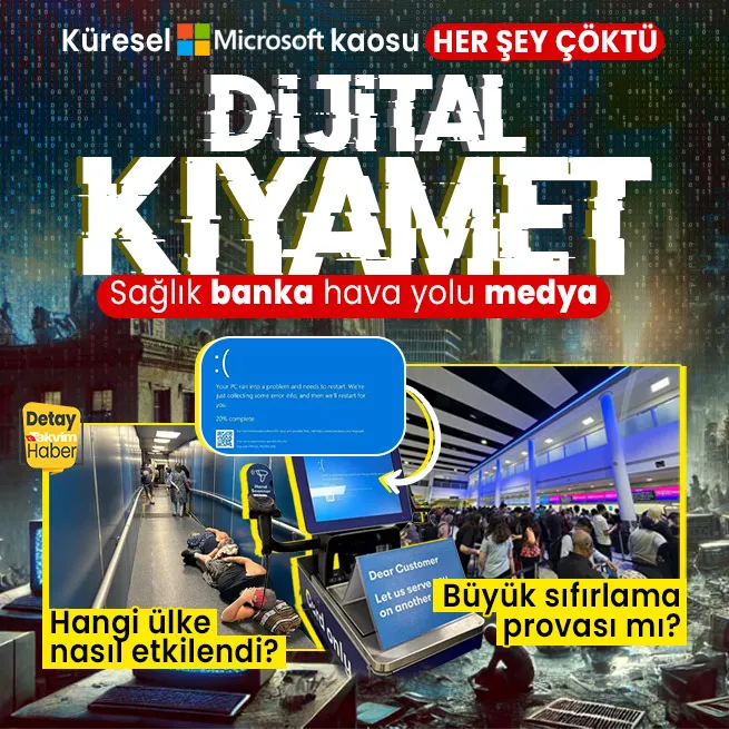 Dünyada dijital kıyamet! Sistemler çöktü! Uçuşlar aksadı... Sorun çözüldü mü? Nedir bu Microsoft ve CrowdStrike krizi?