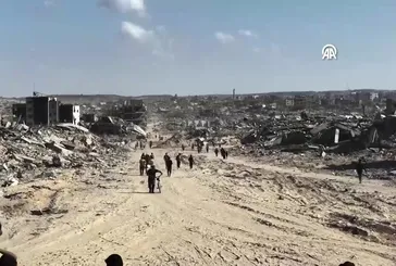 İsrail çekildi Gazze'ye dönüş başladı