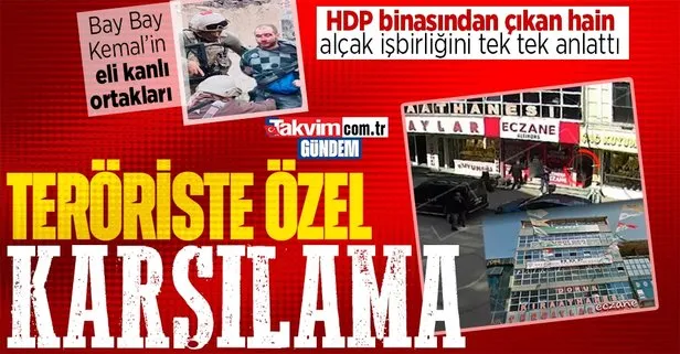 HDP binasında çıkarken görüntülendi! Saldırıya hazırlanan teröristin ifadesi ortaya çıktı: Beni karşıladılar, saklandığım eve götürdüler