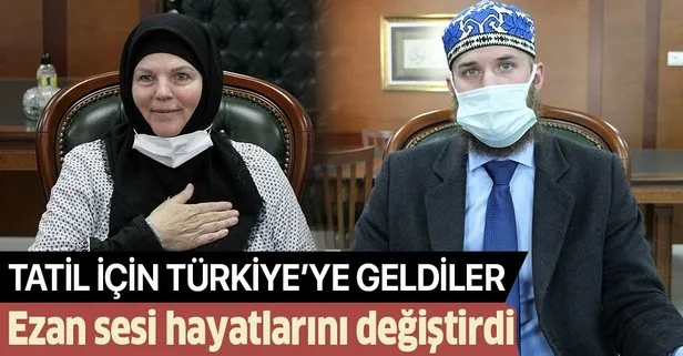 Ezan sesini duyan ABD’li anne ve oğlu Müslüman oldu