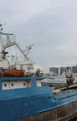 İstanbul'da yük gemisi karaya vurdu