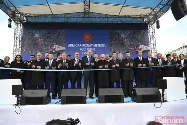 Başkan Erdoğan vatman koltuğuna geçti! AKM-Gar-Kızılay Metro Hattı hizmete alındı - 24