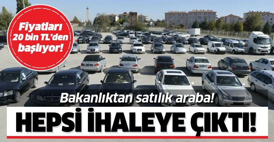 Ticaret Bakanligi Ndan Satilik Araba Hepsi Ihaleye Cikti 20 Bin Tl Den Basliyor Galeri Takvim
