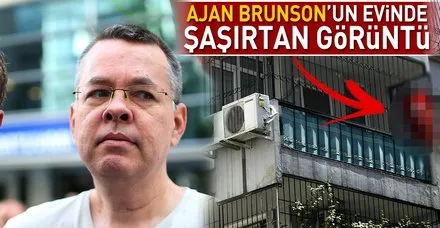 Ajan Brunson'un evinin balkonuna Türk bayrağı asıldı