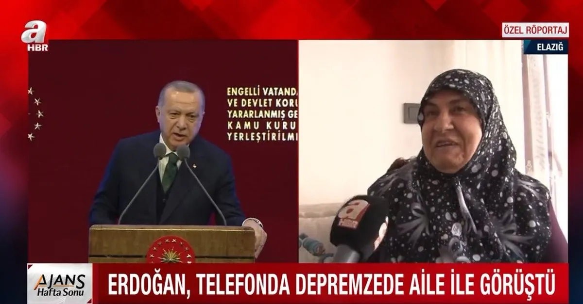 Depremzede Kaviye teyze, Başkan Erdoğan ile olan görüşmesini A Haber'e anlattı