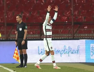 Attığı gol verilmeyen Ronaldo çılgına döndü