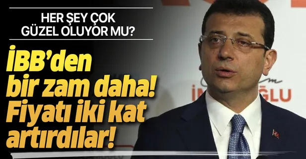 Ekrem İmamoğlu'ndan bir zam daha! İSPARK'a ve İSBİKE'ye büyük zam