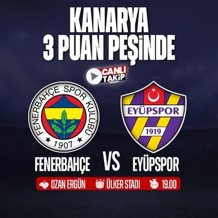 Fenerbahçe - Eyüpspor | CANLI
