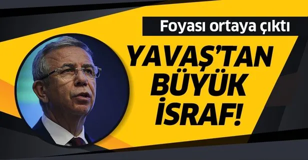 Mansur Yavaş'tan araç israfı!