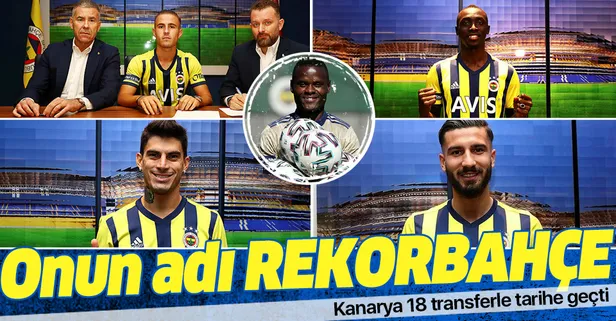 Rekorbahçe! Sarı-Lacivertliler tam 18 transfer yaparak tarihe geçti!