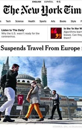 Koronavirüs haberleriyle Türkiye'yi hedef alan yabancı medyadan geri adım!