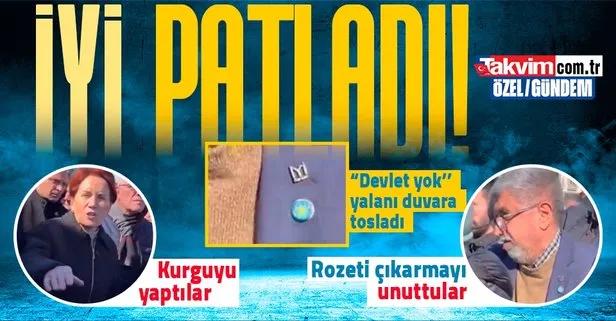 Enkaz üzerinde miting yapan İYİ Parti'nin 'Devlet yok' provokasyonu Malatya'da bozguna uğradı! Kurguyu yaptılar rozeti çıkarmayı unuttular