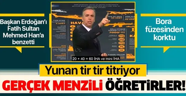 Başkan Erdoğan’ı Fatih Sultan Mehmed’e benzeten Yunan, Bora füzesinden korktu: Gerçek menzili gösterirler