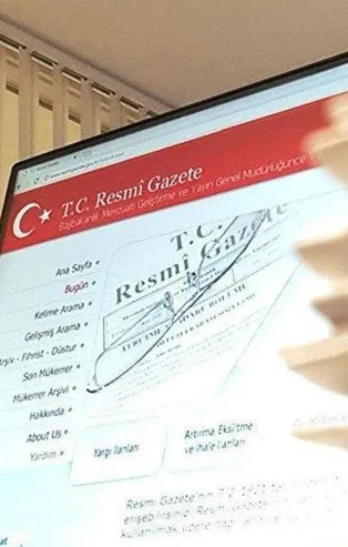 TBMM kararları Resmi Gazete'de