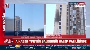 Halep valilik binasına Drone’lu saldırı!