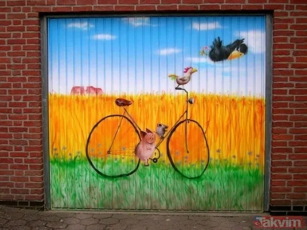 En sıra dışı garaj kapıları - 25