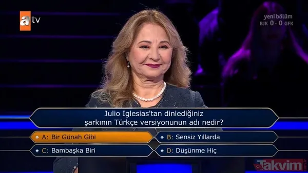 Kenan İmirzalıoğlu Kim Milyoner Olmak İster'de sordu: Dikkat çeken Cumhuriyet ve Atatürk sorusu - 22