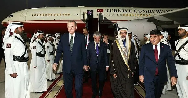 Son dakika: Başkan Erdoğan 2022 FIFA Dünya Kupası Kapanış Töreni için Katar’a gitti