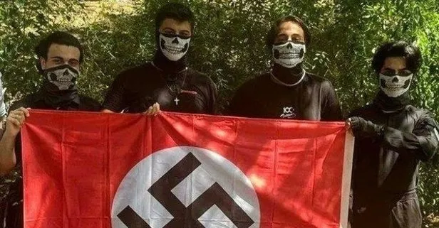 Maçka Parkı’nda Nazi bayrağı açıp sosyal medyada paylaştılar: Tepki gelince sildiler!
