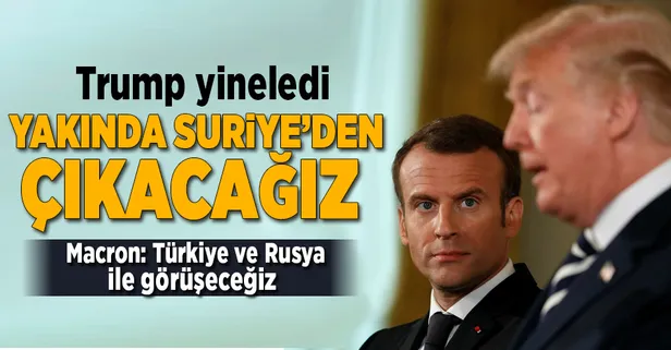 Trump'dan Suriye açıklaması
