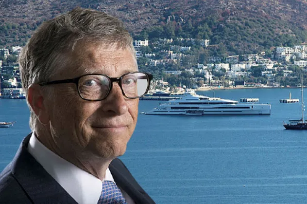 Bill Gates'in yatı Bodrum'da! Lana demir attı...