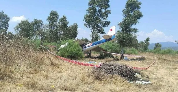 Son dakika: İzmir’de özel uçak düştü!