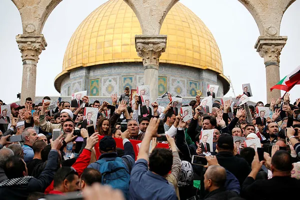 Mescid-i Aksa’da BM’nin Kudüs kararına teşekkür-14