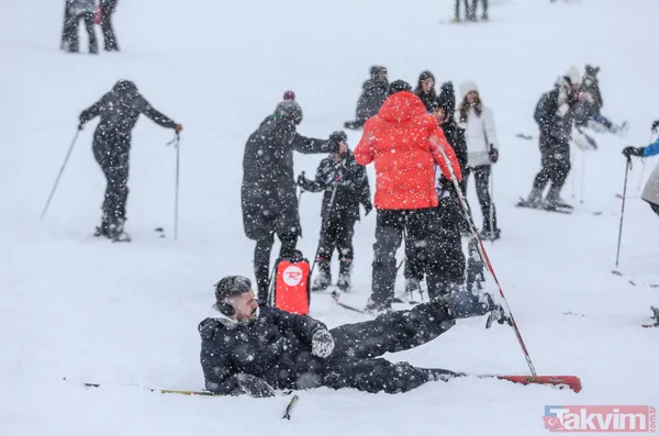 Uludağ'da kayak sezonu açıldı! Yerli ve yabancı turistlerin keyifli anları - 21
