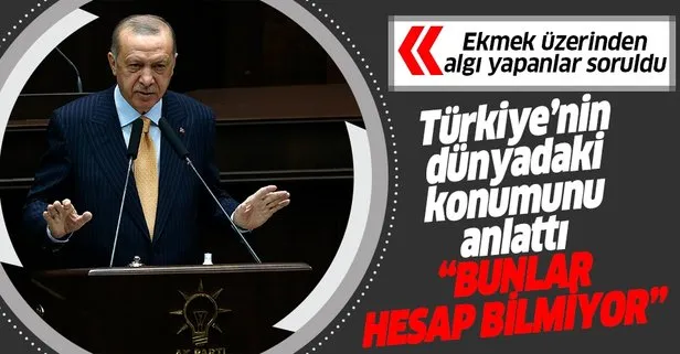 Türkiye’de evine ekmek götüremeyenler var algısına Başkan Erdoğan’dan tepki: Buna inanıyor musunuz?