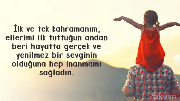 Babalar Günü mesajları! 2019 en yeni ve resimli Babalar Günü kutlama mesajları ve sözleri burada! - 2