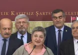 TBMM'de CHP'li ve HDP'li vekillerden korsan giriş! Türk Tabipler Birliği Başkanı Şebnem Korur Fincancı'yı perdeleyerek Meclis'e soktular