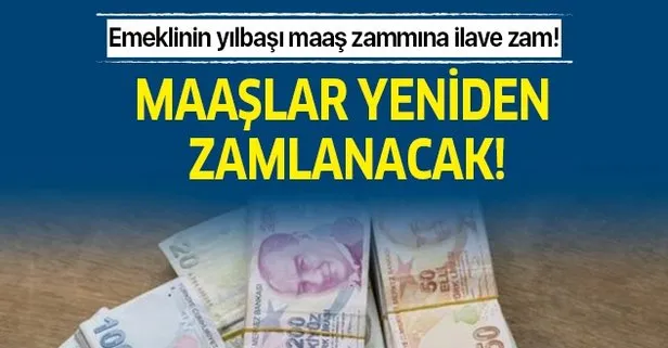 Emeklinin yılbaşı maaş zammına ilave zam!