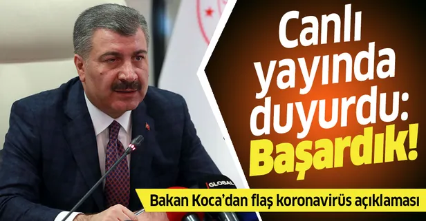 Son dakika: Sağlık Bakanı Fahrettin Koca'dan koronavirüs açıklaması