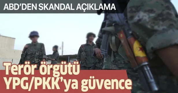 ABD’den skandal açıklama! Terör örgütü YPG/PKK’ya güvence