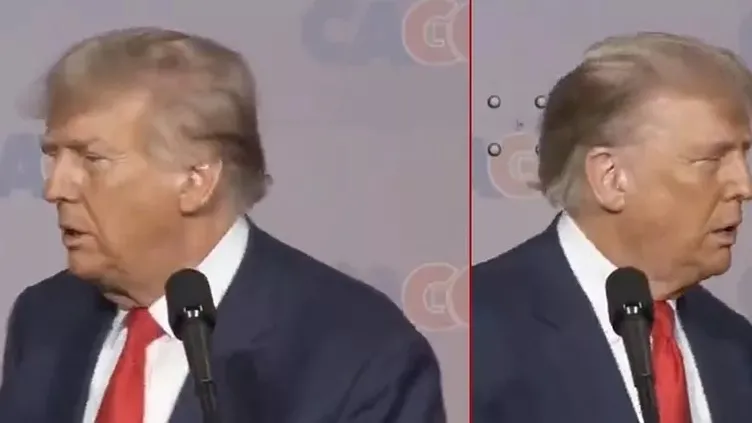 Donald Trump’tan Biden şov! Kürsüde ABD Başkanının taklidini yaptı: Neredeyim ben?