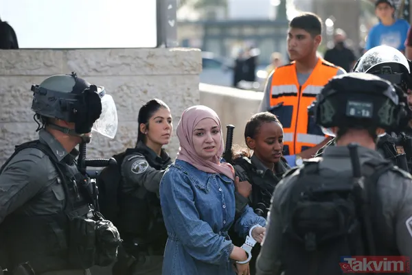 İsrail'den insanlık dışı müdahale! Kadın ve çocuklara sert müdahale - 17