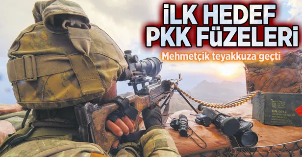 İlk hedef PKK füzeleri