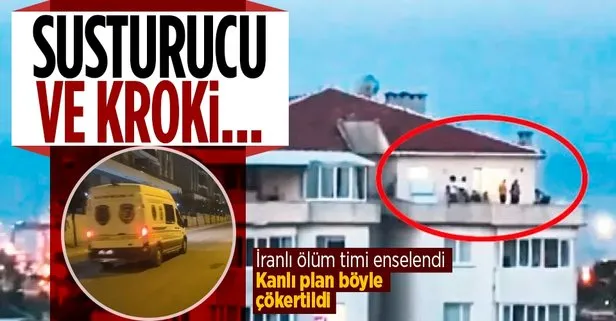 İranlı ölüm timi susturucu ve krokilerle yakalandı! Kanlı plan çökertildi