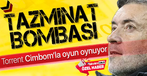 Domenec Torrent’ten 26 milyon TL’lik tazminat oyunu!