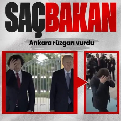 Başkan Erdoğan’ın resmi törenle karşıladığı İrakli Kobakhidze’nin saçlarıyla imtihanı!