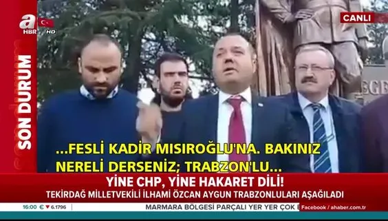 Yine CHP yine hakaret dili!